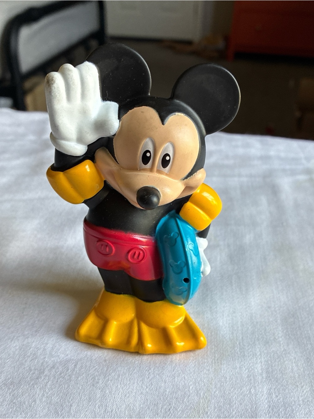 Disney Mickey Mouse Black, Yellow, Red & Blue Figurine Play Toy